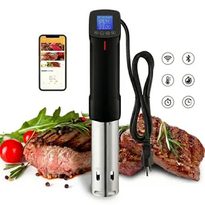 INKBIRD WiFi App-Controlled Low Temperature Cooking Machine, Ultra-Silent Fast Heating, with APP Recipe Timer Alarm Clock, Gift Kitchen Tools, Ideal for Meat & Vegetables, Mothers Day Gift summervibes