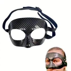Sci-fi Acrylic Football/basketball Half Face Protective Mask, for Sports, Cosplay Party Costume Accessories
