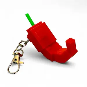 Grow a Garden Charm  Pepper Keychain for Roblox Lovers