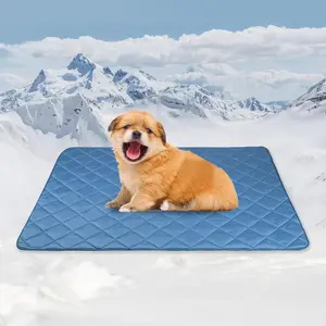 Cooling Blanket for Dogs Pet Cooling Pads Washable Pet Cool Mat for Cats Hot Weather Puppy Lightweight Throw Calming Pad(22x28 inches)
