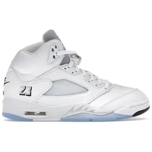 Jordan Men's 5 Retro White Metallic (2026) Shoes, from StockX