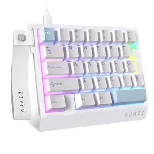Ajazz Ak029 29-Key Single-Hand RGB Gaming Keyboard, Magnetic Switches, 8khz Polling Rate, Hot Swappable, Adjustable Trigger Points