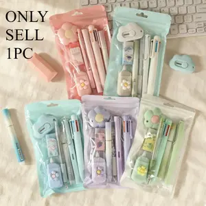 7-Piece Gradient Color Stationery Set, Mechanical Pencils Set, High School Student Supplies, Classroom Supplies, Perfect Gift for Students, Stylish Office & Study Essentials