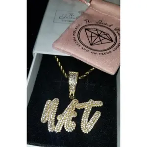 Stacked Layer Icy Custom Name Necklace