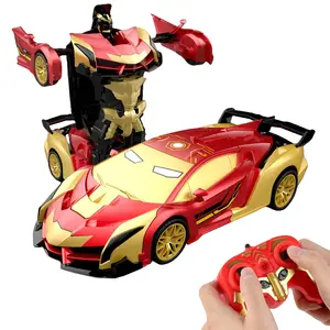 Children Remote Control Transformer Car Robot Toy Boy Drift Racing Car, Remote Controlled Car, Lithium Battery, Unisex Electric Toy, Includes Original Box