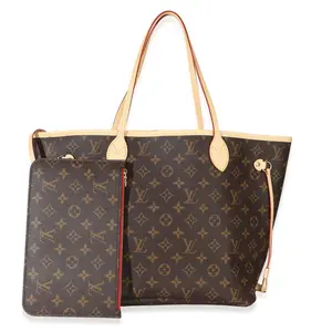 Pre-owned Louis Vuitton Coated Canvas Tote Bags 154041 Monogram Canvas Neverfull Mm