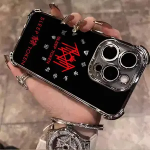 Angels Demons Sleep Token Arcadia Album Goose Pattern Aesthetic Electroplated TPU Casing For iPhone 17 16 15 14 13 12 11 Pro Max Plus Air & Galaxy S22 23 24 25 The Best Halloween Gifts Fans Phone Case Cover