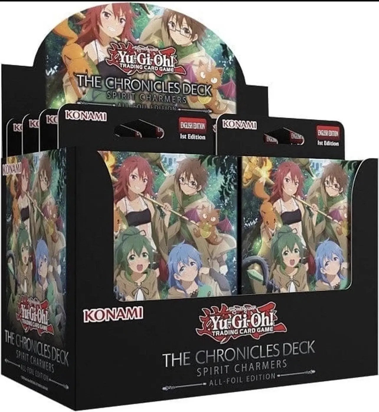 Yugioh The Chronicles Deck: Spirit Charmers SEALED DISPLAY (8 Decks) - TikTok Shop Yugioh The Chronicles Deck: Spirit Charmers SEALED DISPLAY (8 Decks) - TikTok Shop