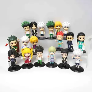 Anime Hunter Hunter Gon Freecss Killua Zoldyck Figure Hunter Kurapika Figure Model Doll Toys