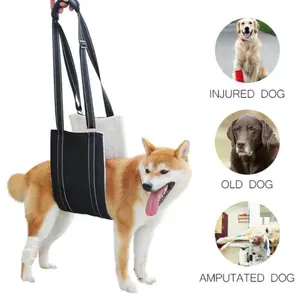 Dog Lift Harness Adjustable Dog Sling for Back Legs Support Rehab Harness for Weak Rear Legs Pet Aid Assist Tool For Elderly Dog