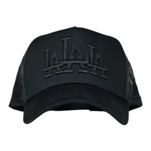 LALALA Black Rude Awakenings Hat - Trucker hat style LALALA Black Rude Awakenings Hat - Trucker hat style