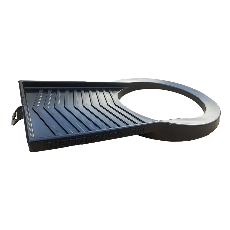The Primo Paint Tray | Snap on Paint Tray for 4" Rollers & Brushes | No More Pouring Paint | Convenient | Efficiently Complete DIY Projects and Touch-ups