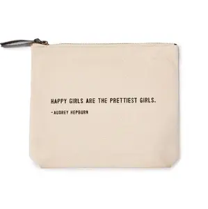 Sugarboo & Co - Happy Girls (Audrey Hepburn) Canvas Zip Bag