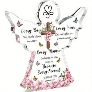 Acrylic Christian Gifts with Bible Verses and Prayers – Inspirational Religious Gifts for Women, Men, Friends, or Mom Ornaments Signs