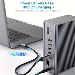 New Docking Station Upgraded 1 Quadruple Display Usb C Docking