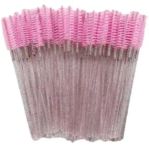 100 Disposable Eyelash/ Eyebrow Mascara Lash Wands Spoolie
