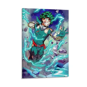 Mha Deku Vintage Poster. Kitchen Wall Art Decor. Funny  Art Posters for Mha Fans. Dekus Tin  Decor. Poster Canvas Wall Art For Bedroom Decor Bar Office Room Decor Gift