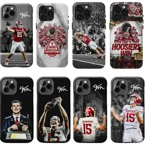 Fernando Mendoza Hoosiers Indi Tough Phone Case Sports Fan Protective Cover For iPhone 11-17 Pro Max/Plus & Samsung Galaxy S23-S25