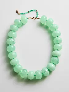 Joan Semi-Precious Necklace - Green Jade