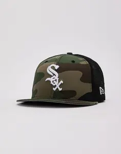 New Era MLB Chicago White Sox Woodland Camo 9Fifty Trucker Hat