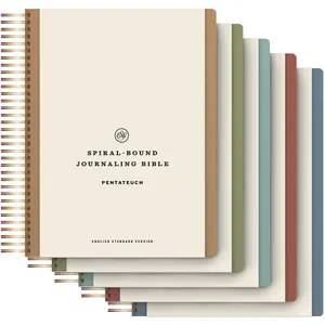 ESV Spiral-Bound Journaling Bible, Five-Volume Set (Hardcover) - Bible