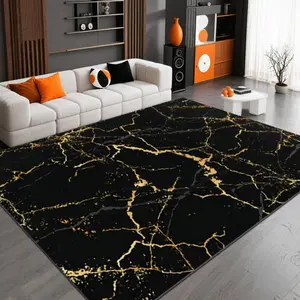Fashionable Retro Square Printed Velvet Carpet - Ideal Gift, Versatile for Home & Commercial Use, Multiple Sizes, Machine - Washable, Soft & Non - Shedding, Living Room Rug, Decorative Rug