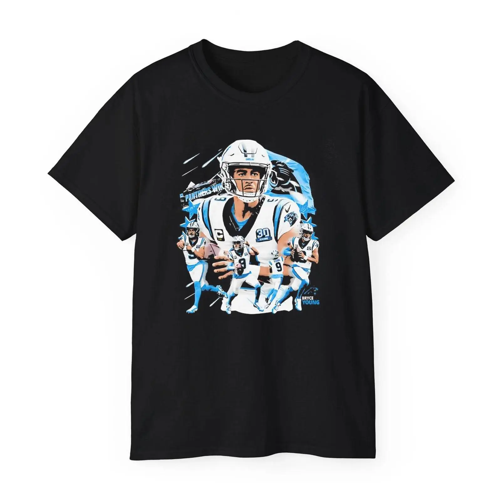 Bryce Young Athlete Classic Fit Casual Cotton T-Shirt