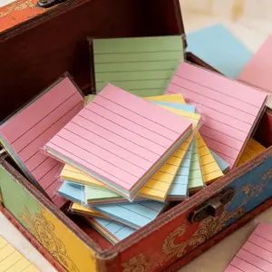 Colorful Thick Sticky Notes, Creative Memo Pad, Tear-Off Notepad, Office & Home Use, Space-Saving, Strong Adhesive, Highly Practical
