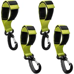 4 Pack SUP Paddle Clip, Sturdy Paddle Keeper Organizer for Stand Up Paddleboard and Kayak, Practical Water Sports Accessory
