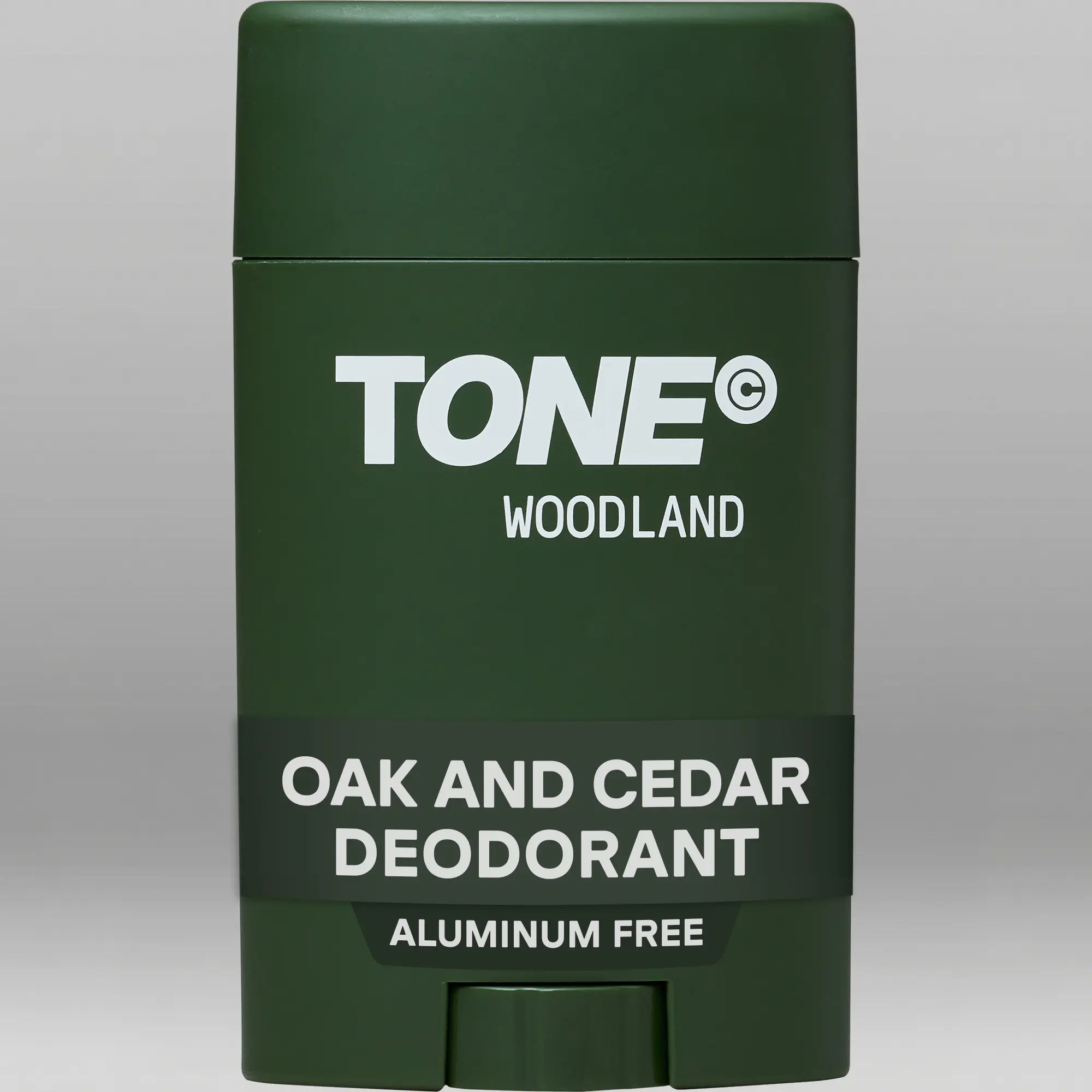 Tone Woodland Aluminum-Free Natural Deodorant - 48-Hour Odor Protection, 2.65 oz, Anti-Perspiration, Hypoallergenic Gentle Daily Care for Sensitive Skin with Shea Butter, Coconut Oil, Probiotics, Cyclodextrin, Alcohol & Paraben-Free Clean Scent Formula, B