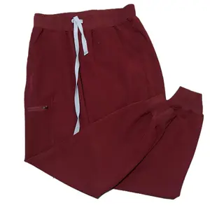 Burgundy Beta Jogger scrub pants