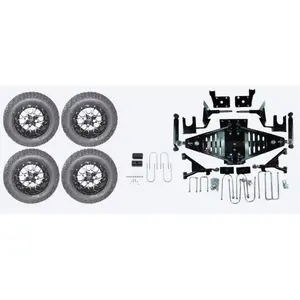 Lift Kit Combo with 12" Vortex for EZGO RXV Electric Golf Carts 2015+