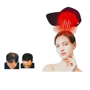 LED Infrared Hair Growth Cap, Scalp Massager Anti-Hair Loss Therapy Hat, Hair Regeneration, USB Rechargeable Portable Travel Gift, Perfect for Hair Care