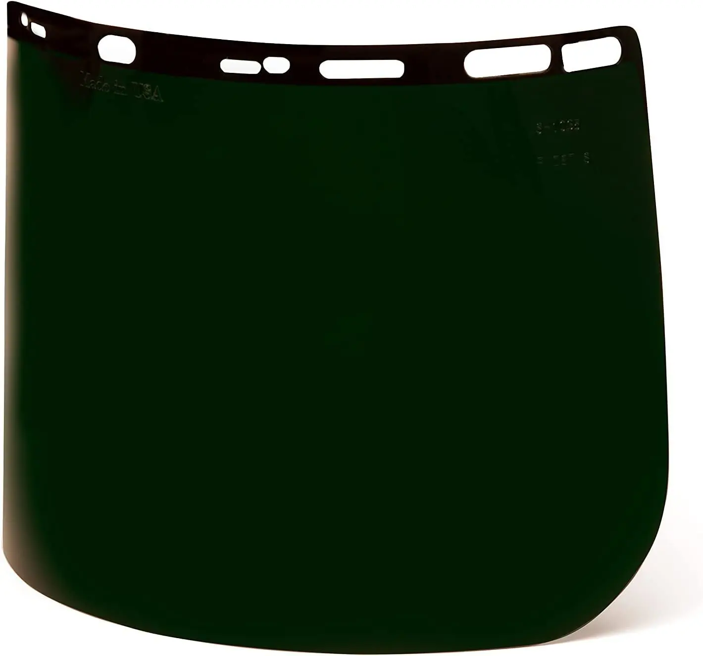 Pyramex S1035 Dark Green Tinted Polythylene Face Shield 8"x15.5"x.040"
