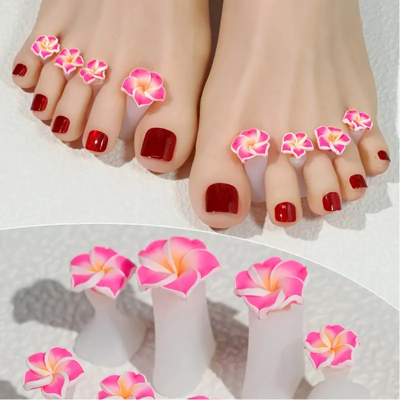 8-piece silicone petal nail separator - petal toe separator, women's nail care tool, suitable for preventing smudging when applying toenail polish, for daily DIY designs, Manicure Pedicure, Pedicure Tool