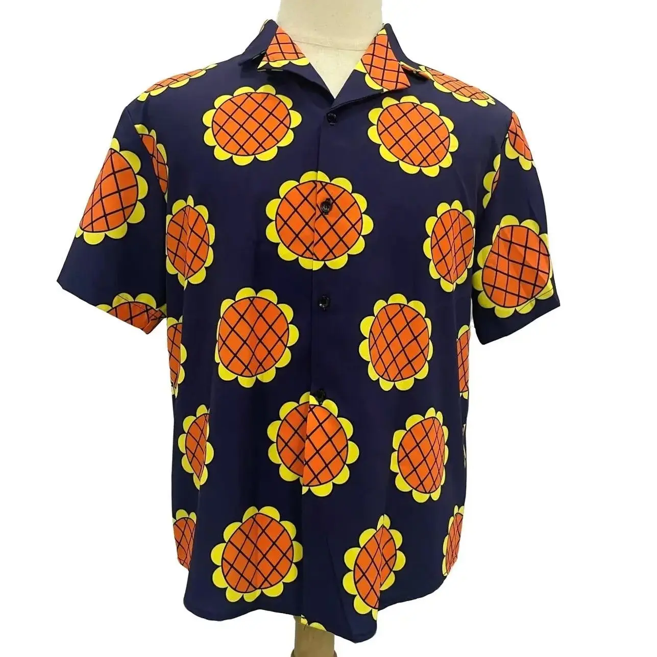 Hawaiian Shirt - Monkey D. Luffy Lucy Dressrosa  4B Silk Fabric - Unisex OnePiece Graphic Design - Casual Shirt