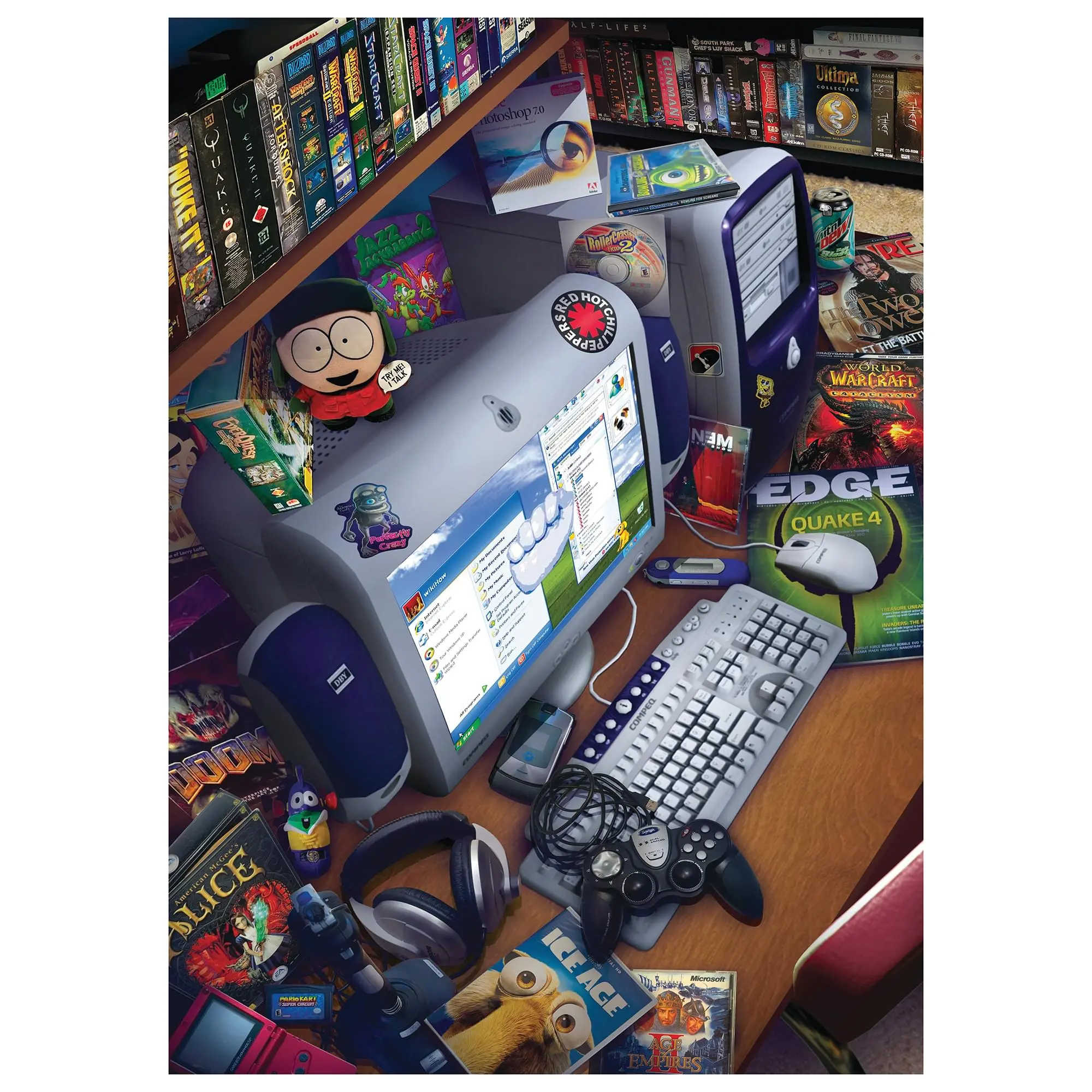 PC Gaming Glory 1000-Piece Jigsaw Puzzle, Toynk Exclusive Jigsawpuzzle