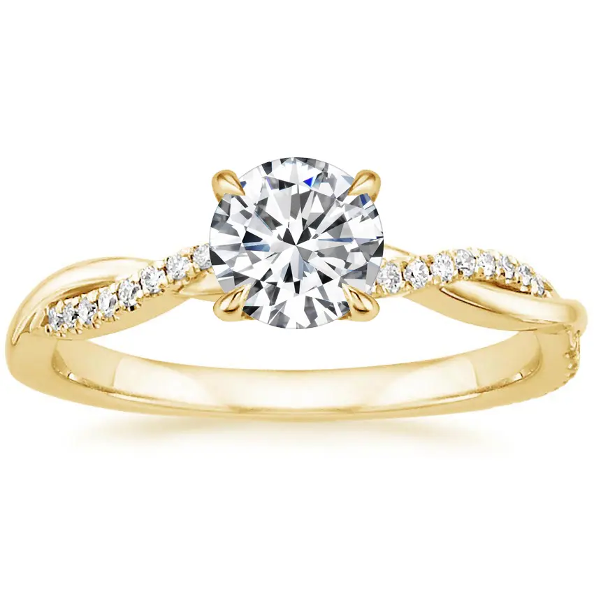Maxine 1.25ct Round Cut 5A Cubic Zirconia Engagement Ring - Women's Jewelry for Proposal, Wedding, Daily Wear, Engagement Rings