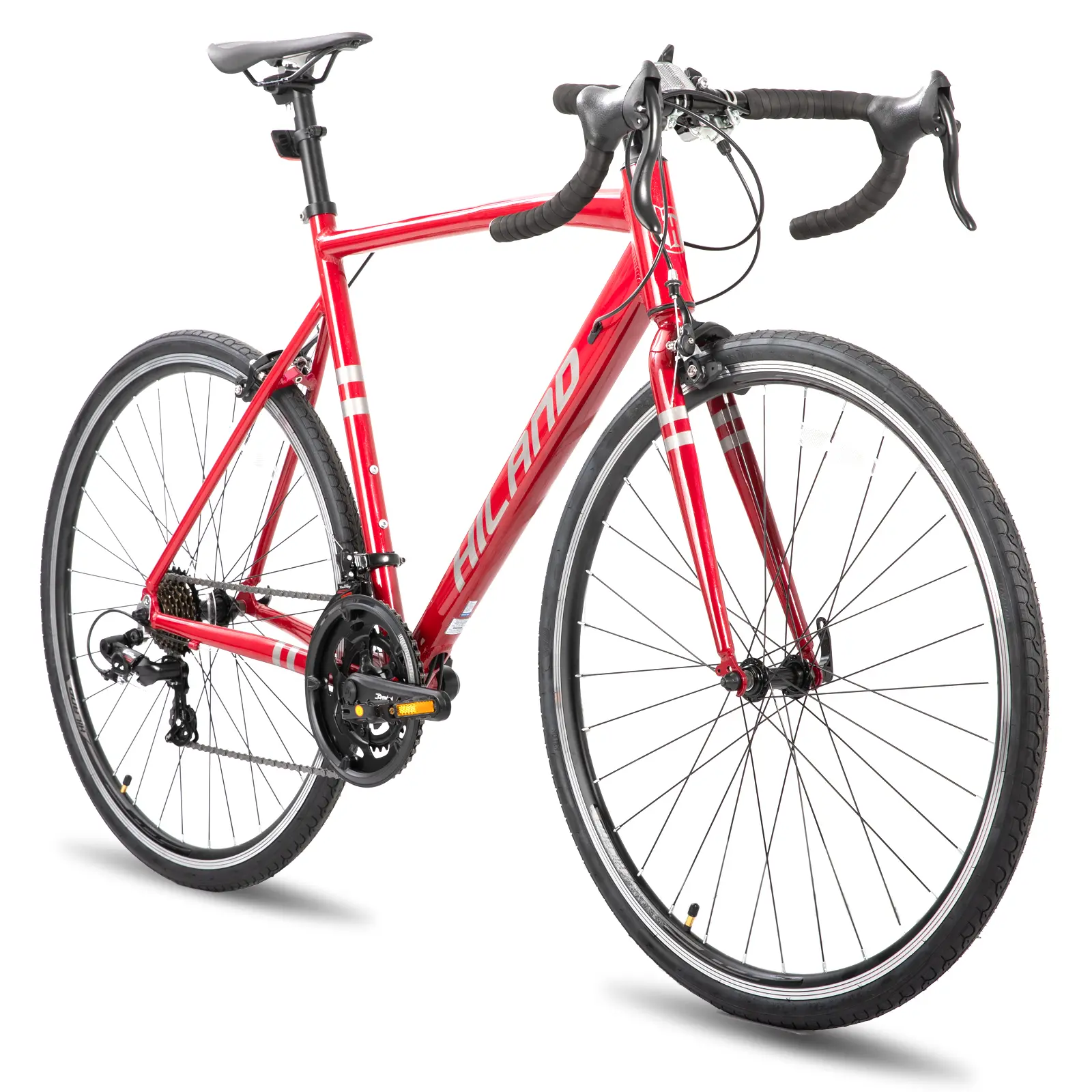 HILAND 700c Road Bike 14 Speed Aluminum Frame Racing Bike City Commuter Bicycle for Men Women road  rage  bike