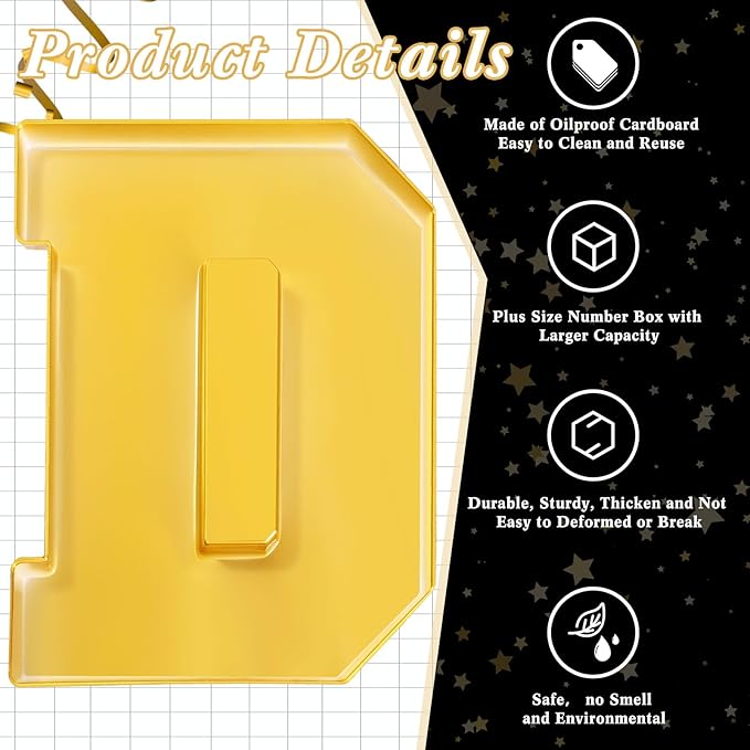 2026 Graduation Number Fillable Charcuterie Boxes - 4 Pcs 13.7" Disposable Mache Paper Trays Containers for Chocolate Candy Cookie Treats Grad Favors, Party Table Decor Centerpiece Ideas, Celebration Grad Gifts for Daughter Son Grad Party Supplies