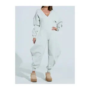 2025ComfortableCozySweatshirtJumpsuit2025