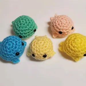 Crochet Mini Whales | Handmade Toys