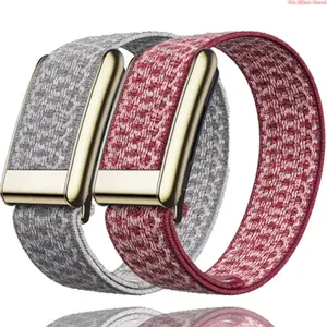 Premium Nylon Cashmere Braided Band, Soft Breathable Sport Loop Wrist Strap Compatible with Whoop 5.0 Adjustable Hook And Loop Replacement for Fitness Daily Wear (No Watch)