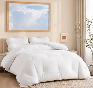 Mellow Sleep | MarshMellow Comforter - Double-Stuffed Ultra-Soft A-Class Fabric Heat-Adaptive Vegan Fill OEKO-TEX Certified Machine Washable