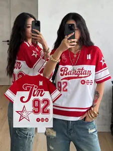 Custom Mesh Football Jersey Gift Fans, Custom Bangtan Arirang Tour Idol Jersey, Personalized Jersey For Teen Girl Women Foootball Kpop Fan, World Tour 2026 Shirt