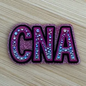 CNA Acrylic Badge Reel Add On - Lightweight Durable Customizable Velcro Strip for Easy Interchangeability & Personalization