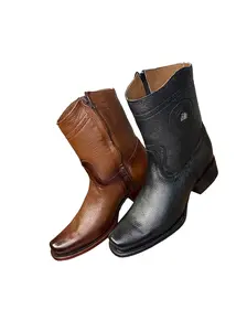 Bota Vaquera  Estilo Dubai Venado Para Caballero