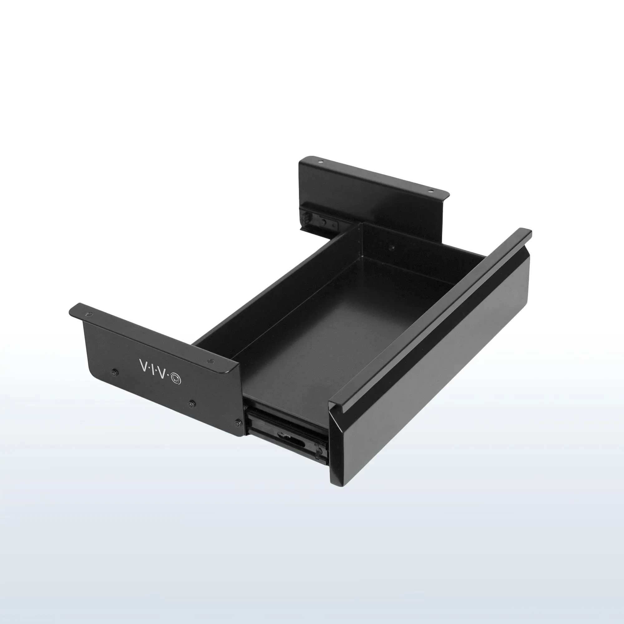 16" Shell-Free Pull-Out Under Desk Drawer - Home Office Organizer, Space-Saving Storage Holder