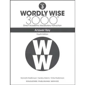 WORDLY WISE 3000: BOOK 3 ANSWER KEY 4TH ED