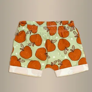 Apple Picking Rolled Hem Shorts